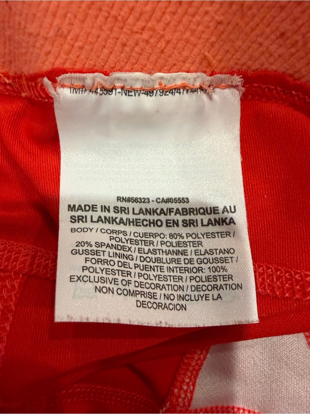 Nike Pro Dri-FIT Women’s Large Red Coral Compression Training Shorts - Picture 8 of 9